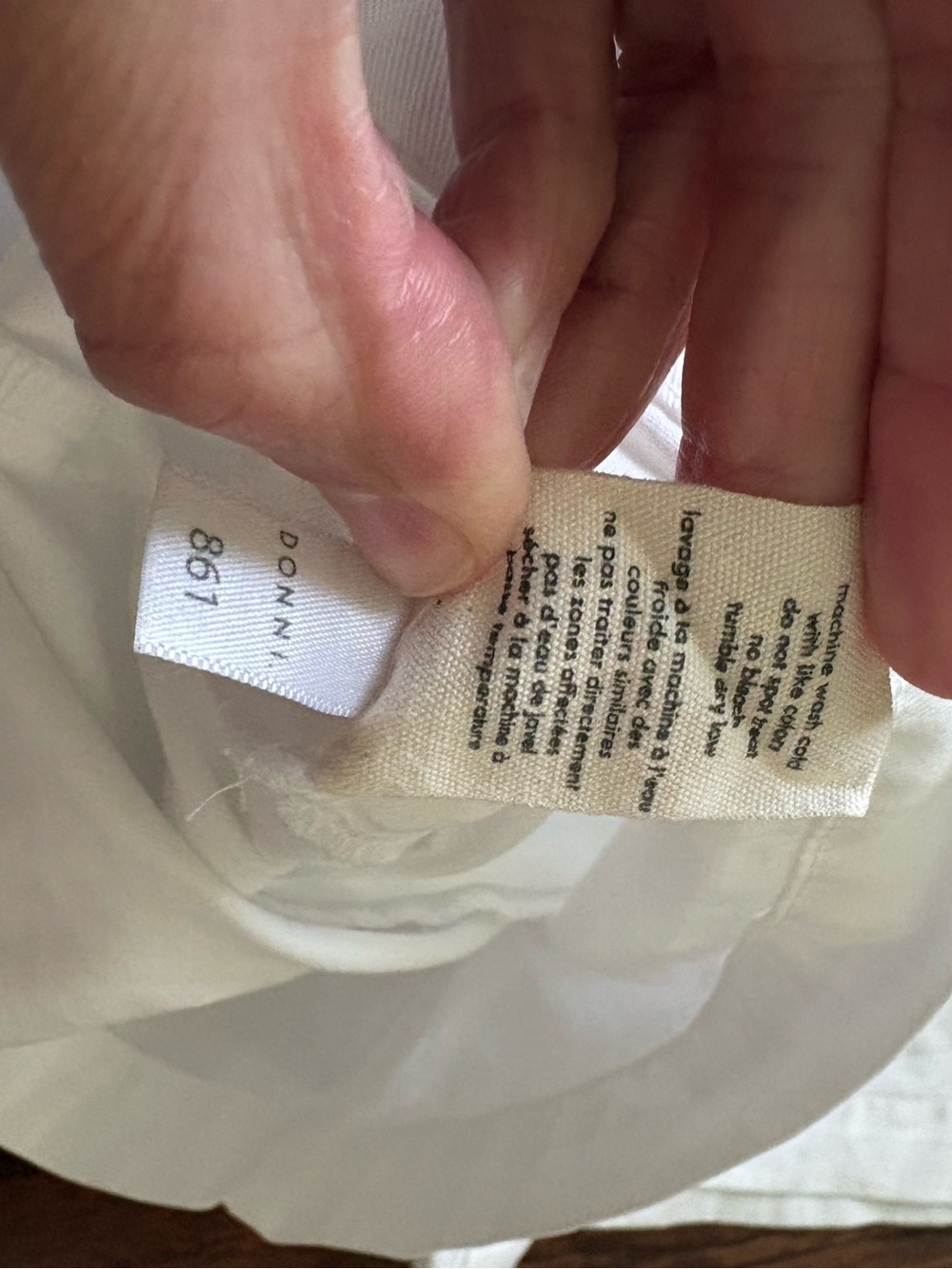 Donni Chino Drawstring Short Powder White Size S Small - Picture 8 of 9